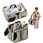 Load image into Gallery viewer, 3-N-1 Convertible Baby Bag Crib
