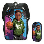 Load image into Gallery viewer, 2 Piece Black Youth Excellence Backpack
