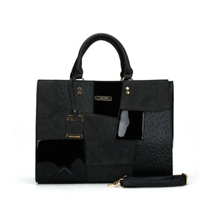 Classy Patchwork Leisure Satchel