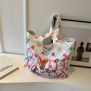 GENTLE WOMAN Big Personality Canvas Tote