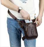 Load image into Gallery viewer, Genuine Leather Multifunction Design Rider Waist Belt
