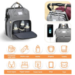 Load image into Gallery viewer, 3-N-1 Convertible Baby Crib Backpack
