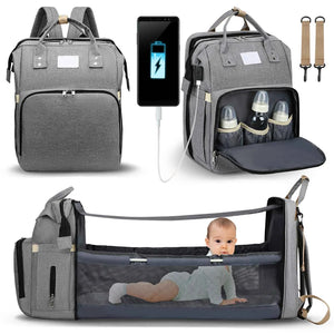 3-N-1 Convertible Baby Crib Backpack