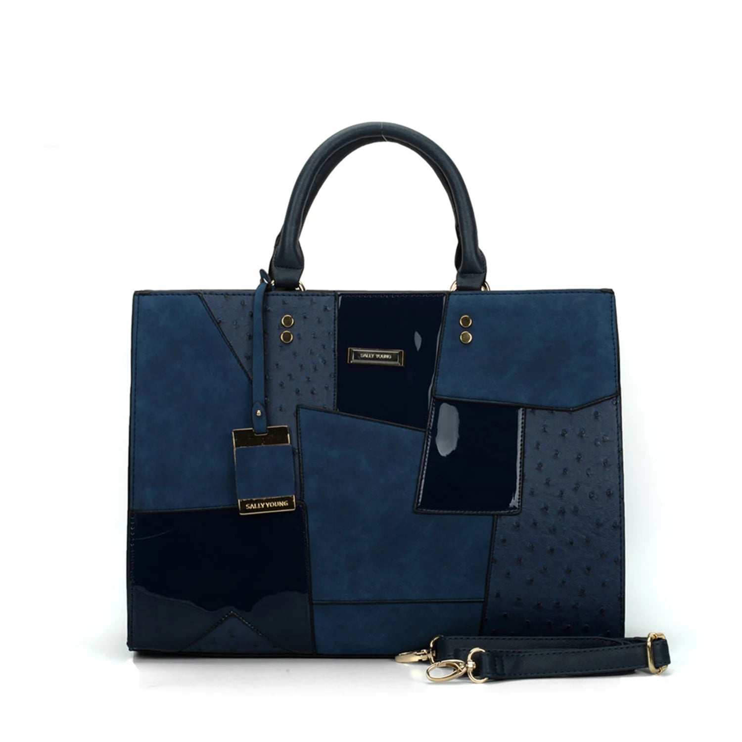 Classy Patchwork Leisure Satchel