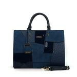 Load image into Gallery viewer, Classy Patchwork Leisure Satchel
