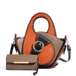 Messenger Saddle Tote Set