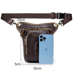 Load image into Gallery viewer, Genuine Leather Multifunction Design Rider Waist Belt
