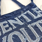 Load image into Gallery viewer, GENTLE YOUTH Large Denim Tote
