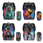 Load image into Gallery viewer, 2 Piece Black Youth Excellence Backpack
