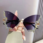 Load image into Gallery viewer, Butterfly Bling Winged Sunglasses
