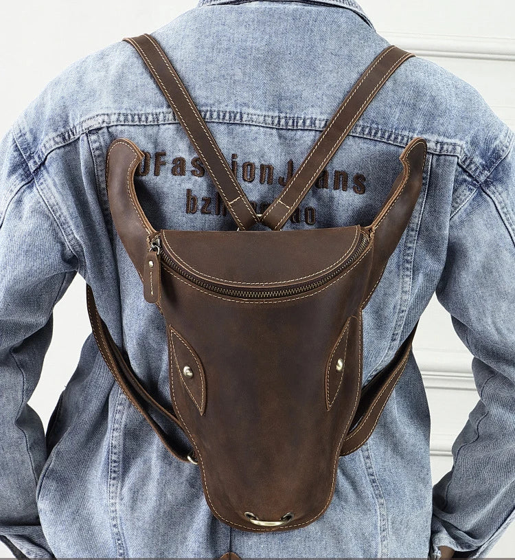 Bullhead Genuine Leather Backpack