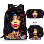 Load image into Gallery viewer, 3pc Hip-hop Girl Backpack Set
