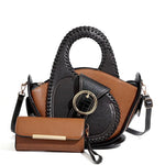 Load image into Gallery viewer, Messenger Saddle Tote Set
