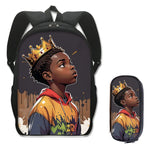 Load image into Gallery viewer, 2 Piece Black Youth Excellence Backpack
