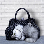 Load image into Gallery viewer, High-End Luxury Fox Fur and Leather handbag
