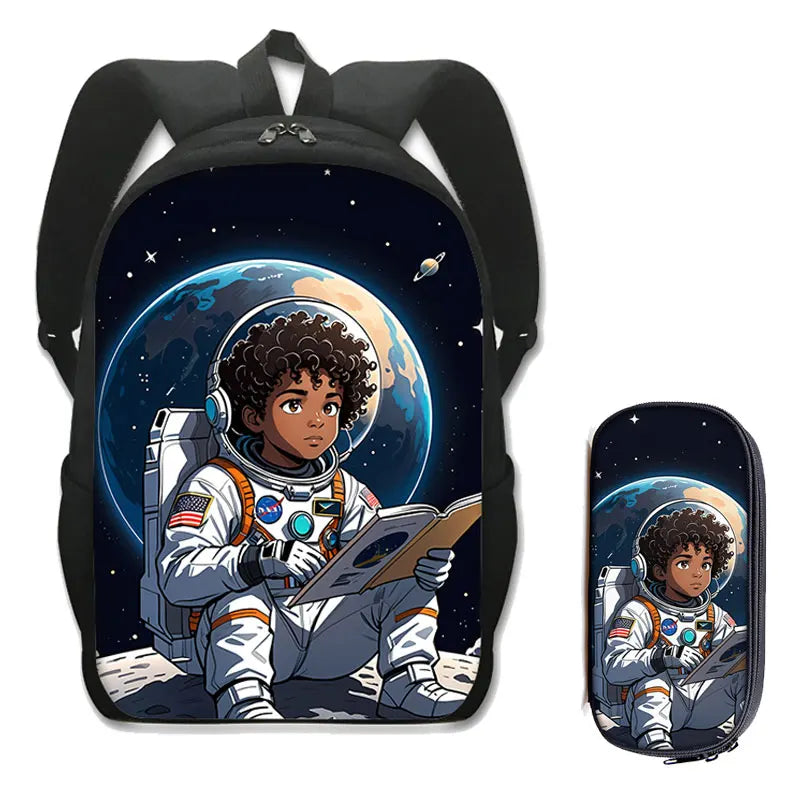 2 Piece Black Youth Excellence Backpack