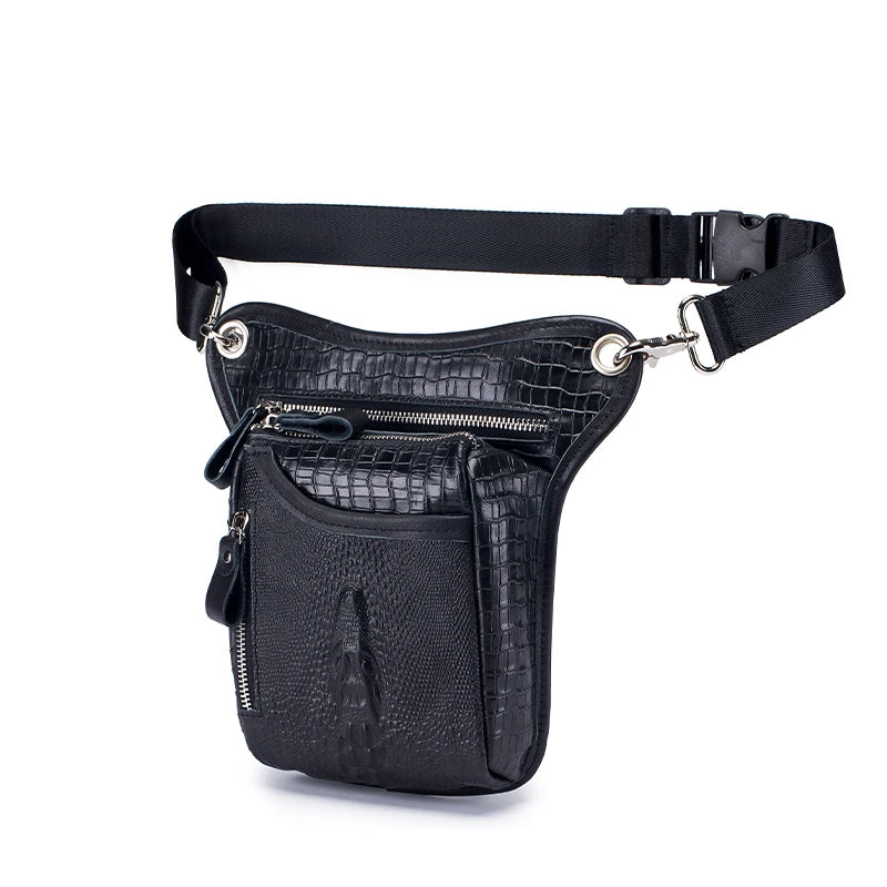 Genuine Leather Multifunction Design Rider Waist Belt