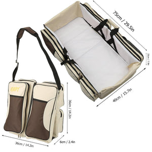 3-N-1 Convertible Baby Bag Crib