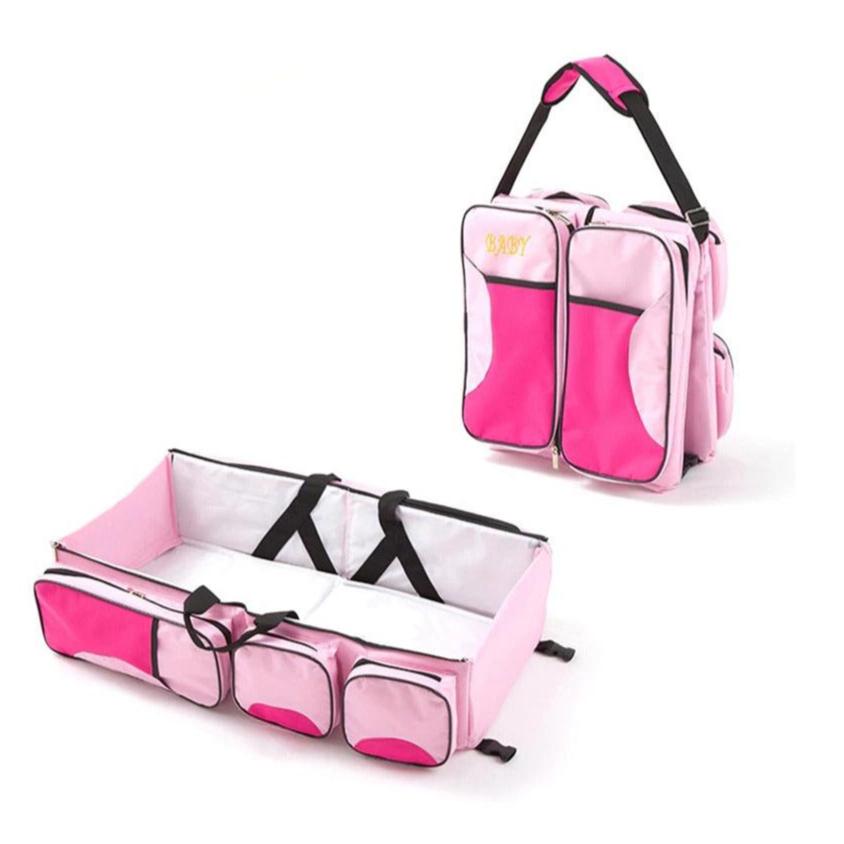 3-N-1 Convertible Baby Bag Crib