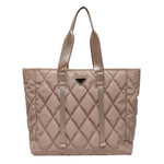 Load image into Gallery viewer, Quilted Lattice Tote Bag
