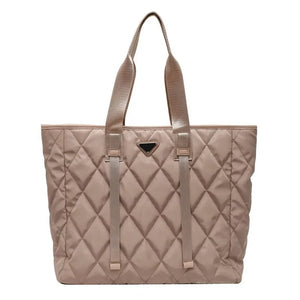 Quilted Lattice Tote Bag