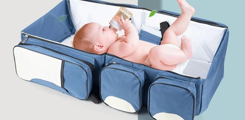 3-N-1 Convertible Baby Bag Crib