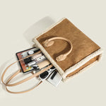 Load image into Gallery viewer, Classic Faux Shearling Tote
