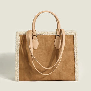 Classic Faux Shearling Tote