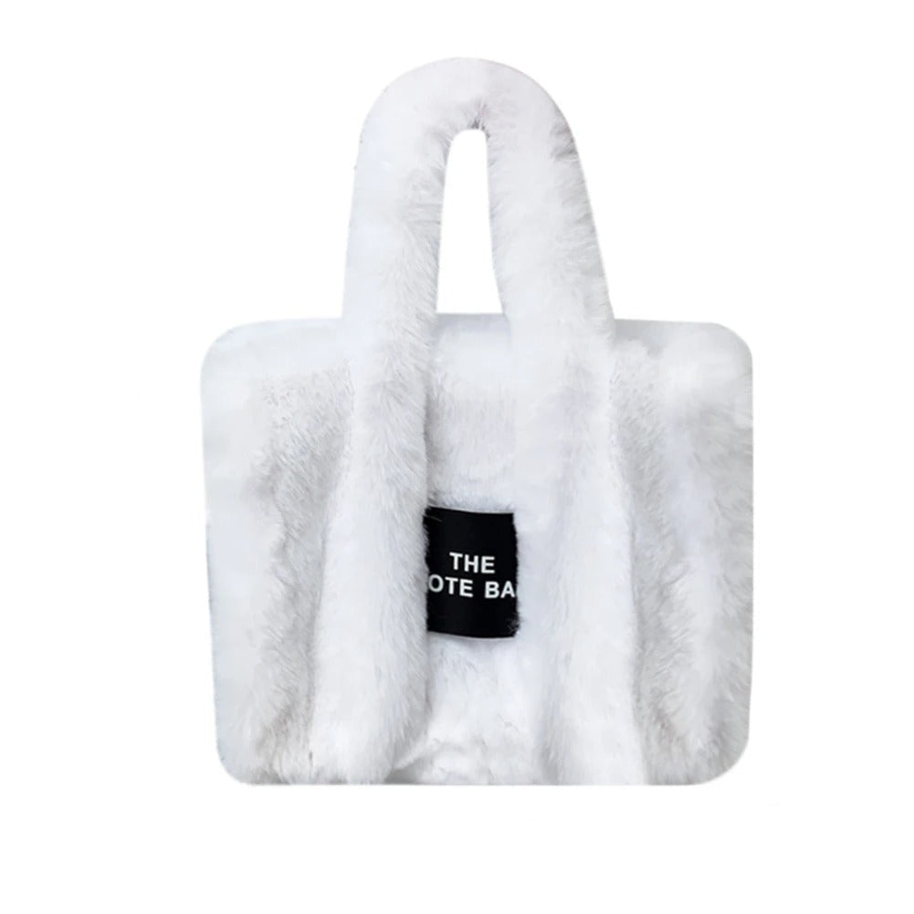 Luxury Faux Fur Tote Bag