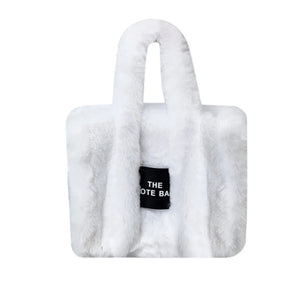 Luxury Faux Fur Tote Bag