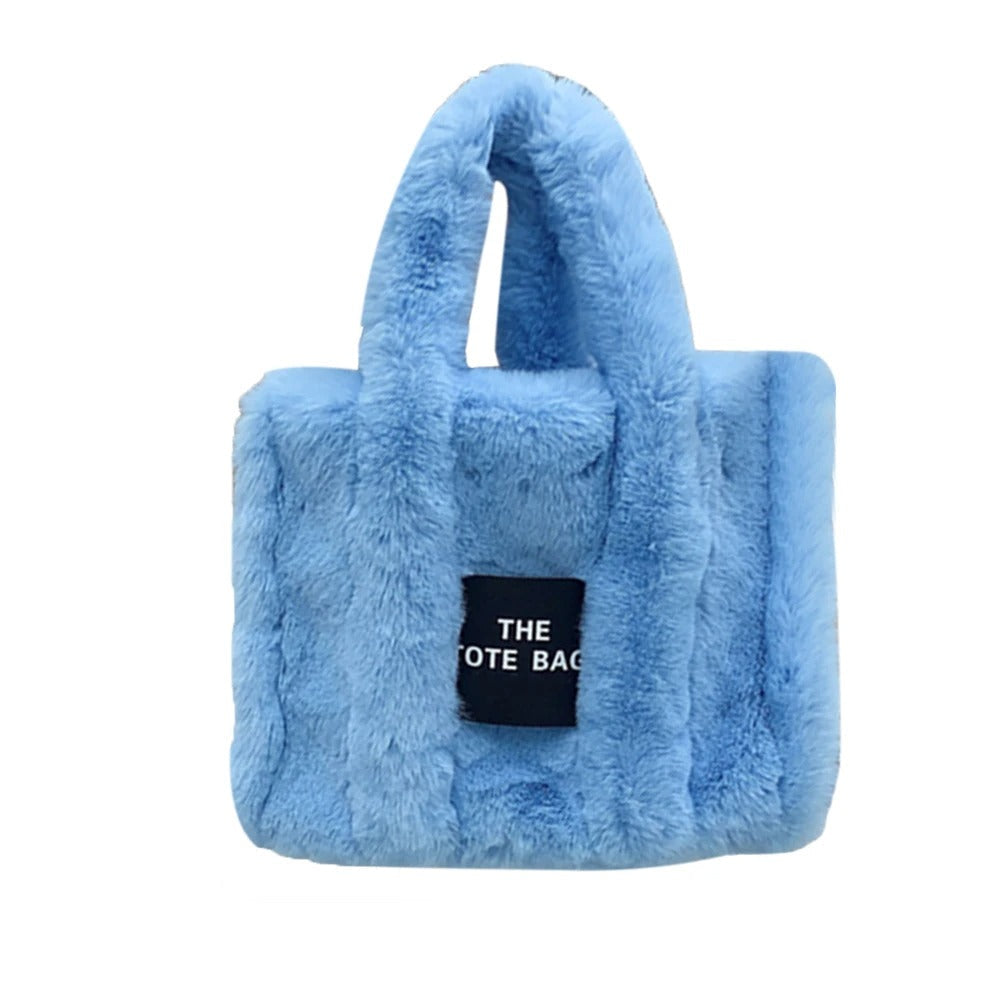 Luxury Faux Fur Tote Bag