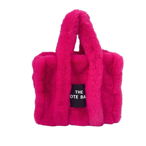 Luxury Faux Fur Tote Bag