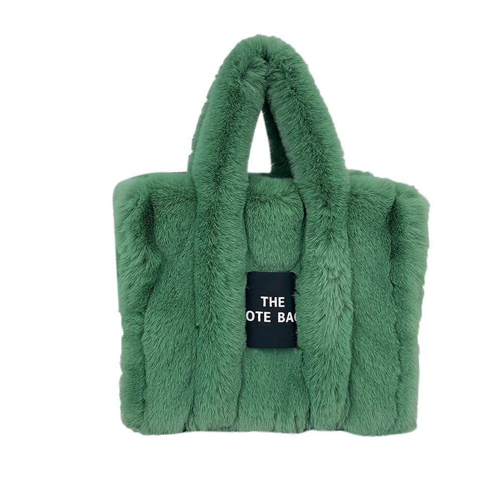 Luxury Faux Fur Tote Bag