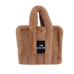 Load image into Gallery viewer, Luxury Faux Fur Tote Bag
