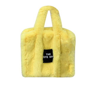 Luxury Faux Fur Tote Bag