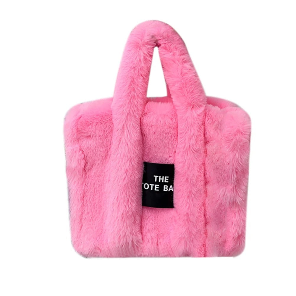 Luxury Faux Fur Tote Bag