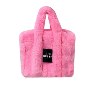 Luxury Faux Fur Tote Bag