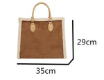 Load image into Gallery viewer, Classic Faux Shearling Tote
