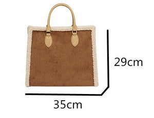 Classic Faux Shearling Tote