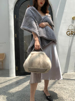 Load image into Gallery viewer, Mink Fur Bowler Fashion Bag
