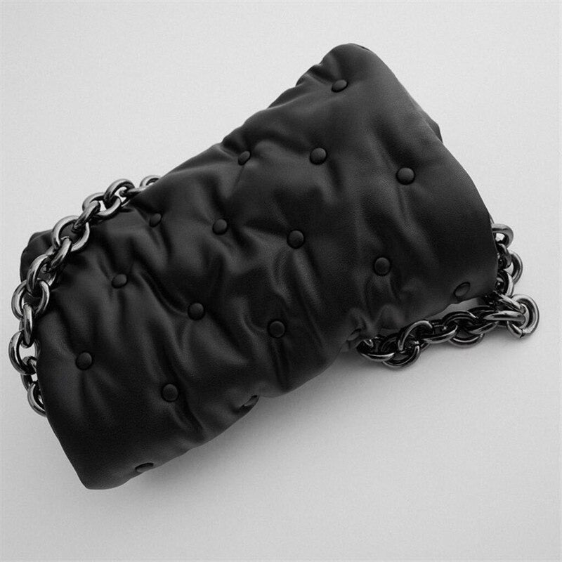 ZARA Button Clutch Bag