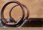 Load image into Gallery viewer, Handmade Embossed Large Messenger Bag
