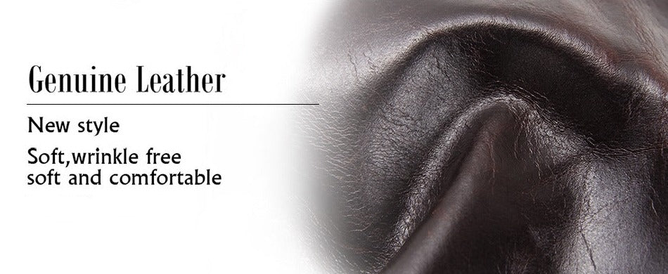 Genuine Leather RFID  Clutch Wallet