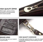Load image into Gallery viewer, Genuine Leather RFID  Clutch Wallet
