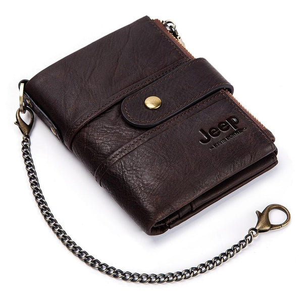 Jeep Genuine Leather Men's Wallet - Real Man Leather