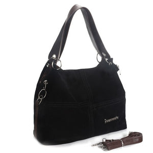 Smooth Suede Look Casual Bag