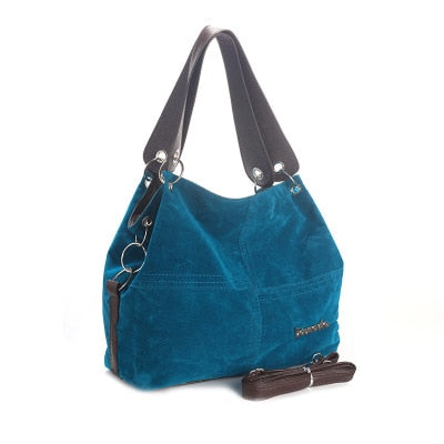 Smooth Suede Look Casual Bag