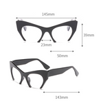 Load image into Gallery viewer, Cat Eye Half Frame Fashion Glasses
