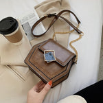 Load image into Gallery viewer, Hexi Design Messenger Bag
