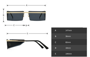 Frameless Four Lens Luxury Sunglasses